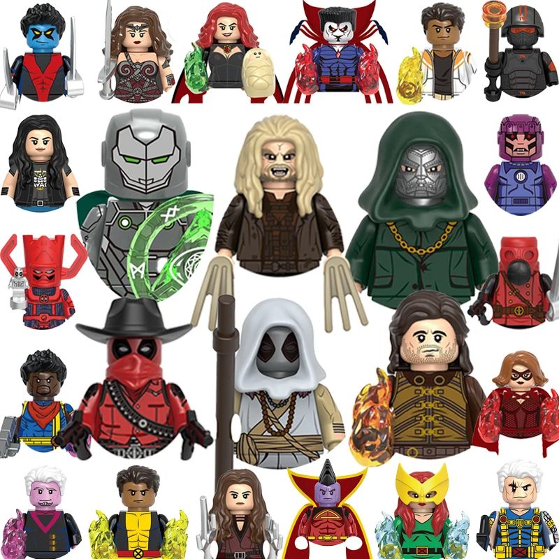 Doctor Doom Marvel Bricks TVA Agent For Toys Gifts Elektra New Mini Action Figures Children Building Blocks For Party Gifts