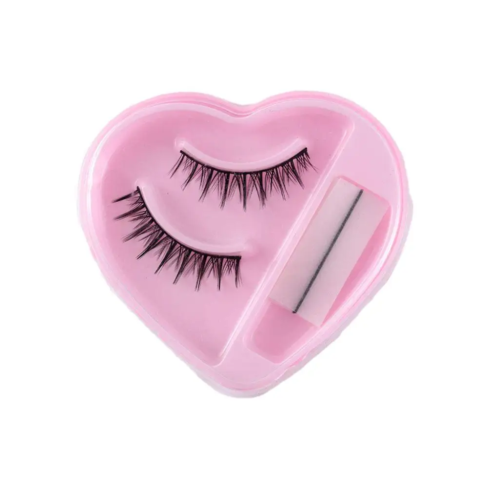 False Eyelashes Reusable Self-adhesive Lashes Glue-free Full Strip Professional Beauty Eyelash Extension Makeup Tools R7A8