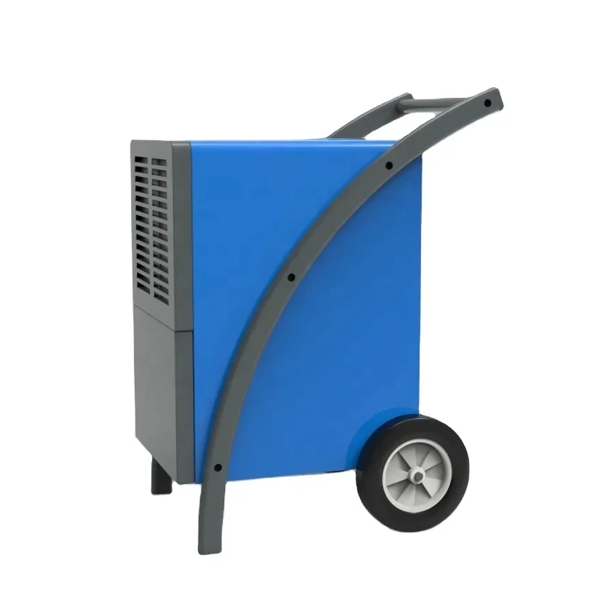 60L Per Day Easy-moving Push Handle Dehumidifiers with Stong Wheels for Home and Garage