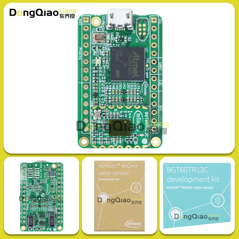 لوحة عرض مستشعر رادار Infineon ، dofmugt60tr13c ، Bgt60tr13c ، 60GHz