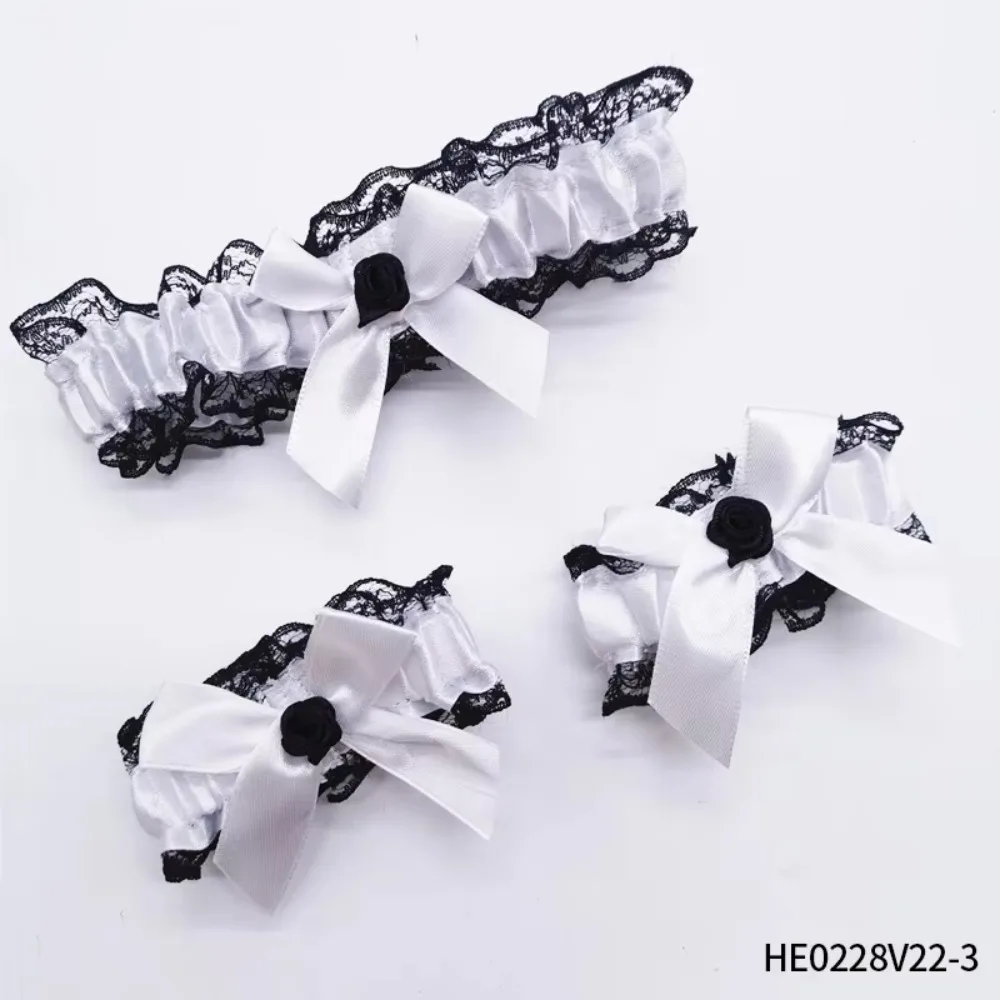 PESENAR الفرنسية خادمة المئزر لوليتا فستان بتصميم حالم تأثيري حلي فروي القط الأذن قفازات الجوارب مجموعة