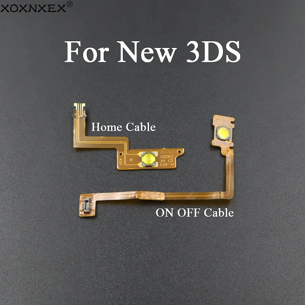 1/3Pcs On Off Key Button Flex Cable Replacement For New 3DS Game Console For New 3DS Home Button Flex Cable