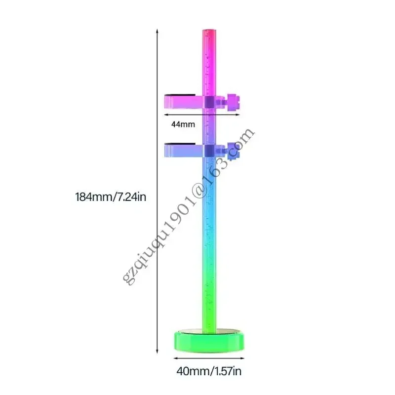 Argb GPU Stand Holder personalizável 16 milhões cores 5v3pin Porta conexão dupla para várias estruturas caixa H05A