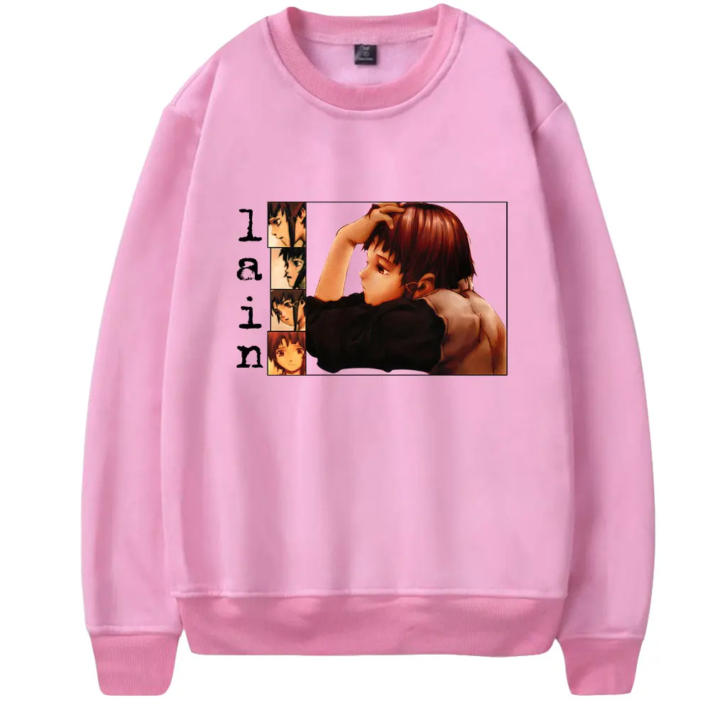 

Serial Experiments Lain sweatshirt Printed graphic kawaii anime sweatshirts long Sleeve unisex sweatshirt pullovers