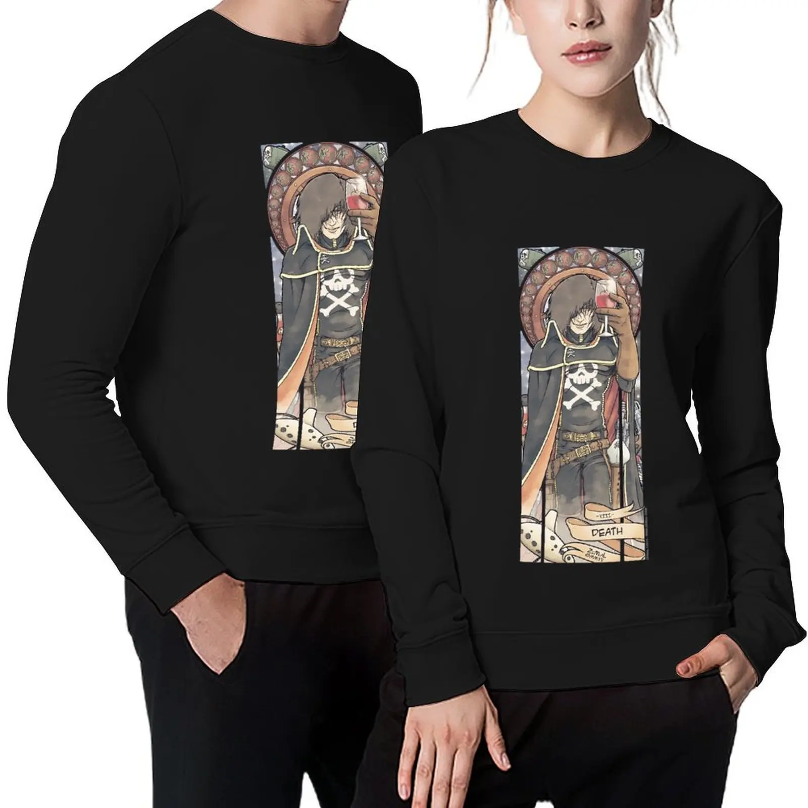 

XIII - DEATH (ZeMiaL) Pullover blouse male clothes anime clothes autumn jacket men pullover