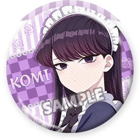 58mm Anime Komi Can't Communicate Komi Shouko Cosplay COSTUME Badge Pin SPTE Tinplate Brooch Halloween Prop Gilf