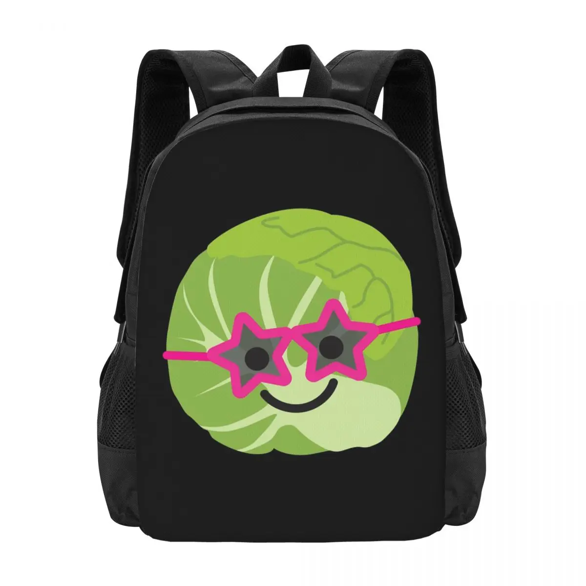 

Superstar Brussels Sprout Backpack Hot Sale Daypack Large Capacity Boys Girls BookBag School Bag Shoulder Bags for Men Women