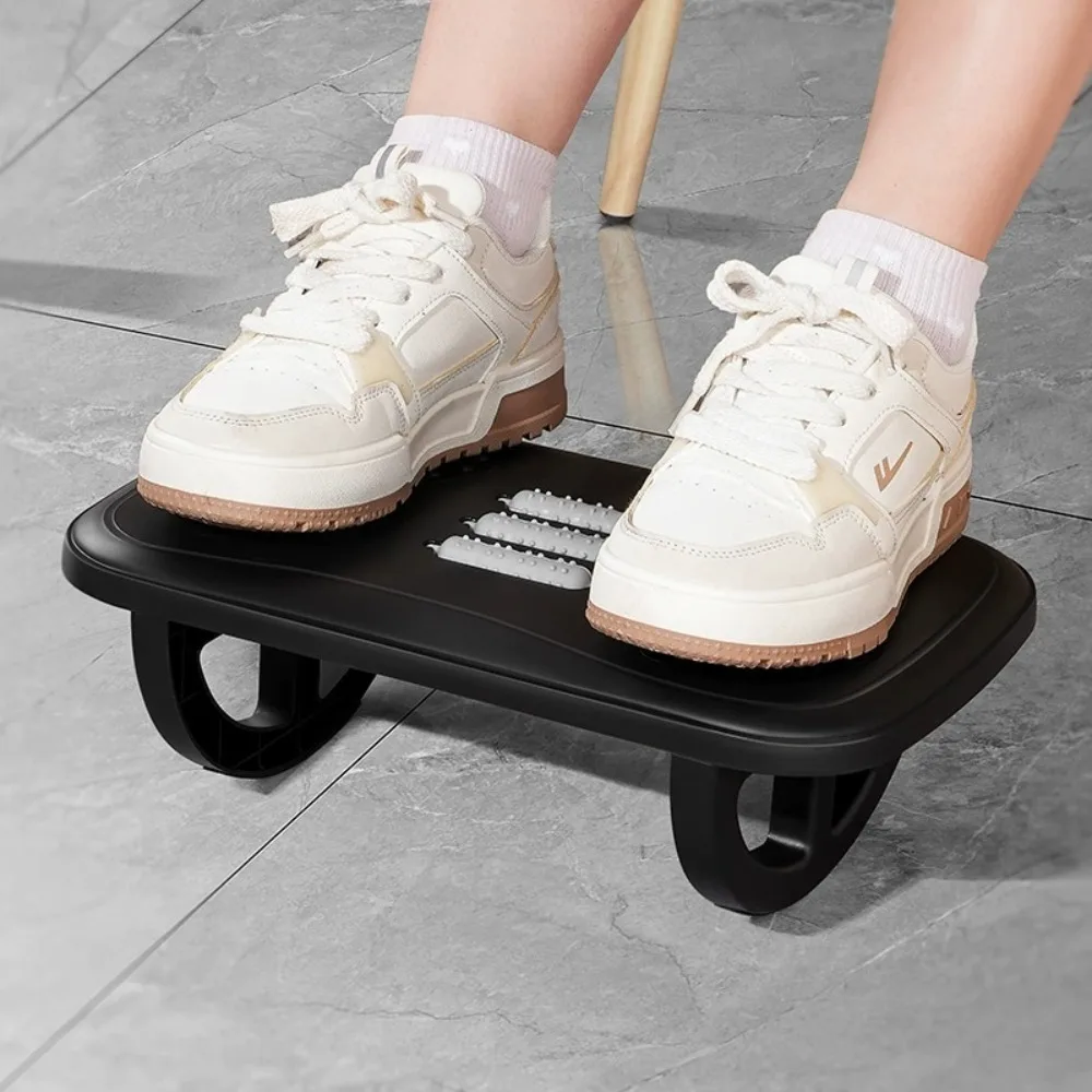 Rocking Footrest Plastic for Under Desk Ergonomic Anti-Slip Desk Leg Rest Rocker Balance Board Office Comfortable Foot Stool
