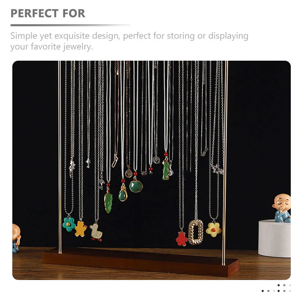 

Necklace Display Rack Household Jewelry Durable Iron Art Display Stand For Earrings Bracelets Keys Jewelry Storage Organizer