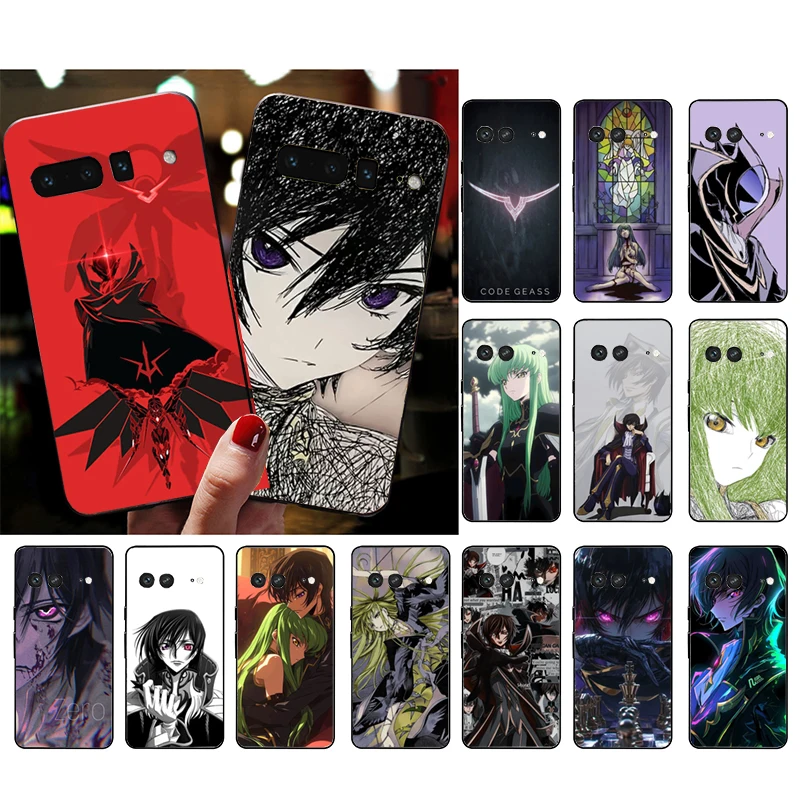 

For Google Pixel 10 9 Pro XL Silicone Phone Soft Case For Google Pixel 9A 8A 7A 6A 5 Cover Shell Code Geass cc lelouch