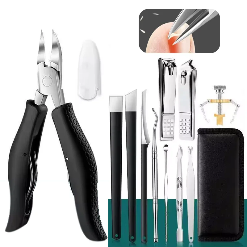 Nail Clipper Set for Paronychia Home Pedicure Tool Deadskin & Callus Removal Portable Unisex High-grade Manicure Knife Tools