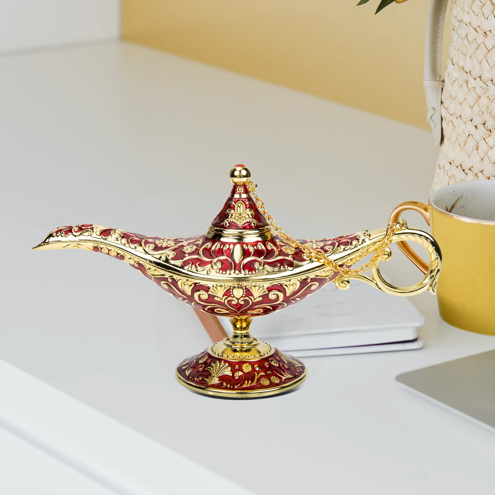 

Indian Style Zinc Alloy Aromatic Censer For Home Decor Light Ornament Desktop Vintage Wedding Party Decoration