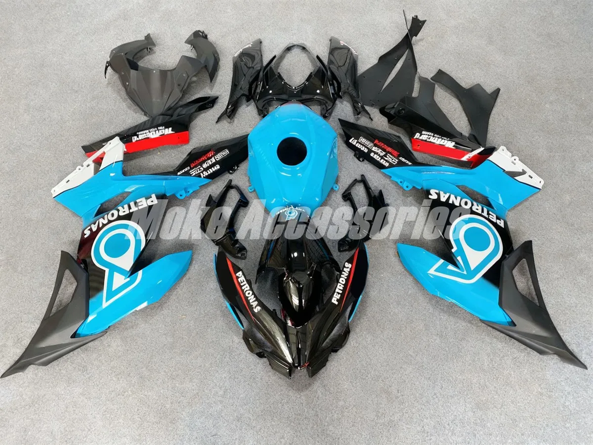 

Комплект обтекателей для Ninja 400 2018-2023, высококачественный комплект кузовных деталей из ABS-пластика, синий, красный, черный