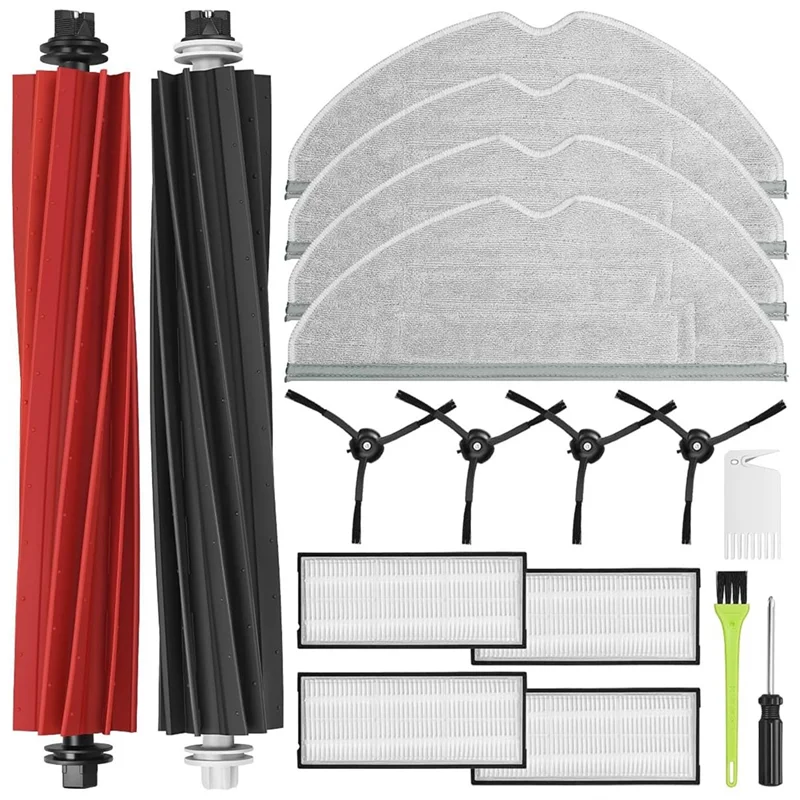 For Roborock S8 Pro Ultra Robot Vacuum Dual Main Brush Side Brush Hepa Filter Mop Cloths Spare PartsBAAN