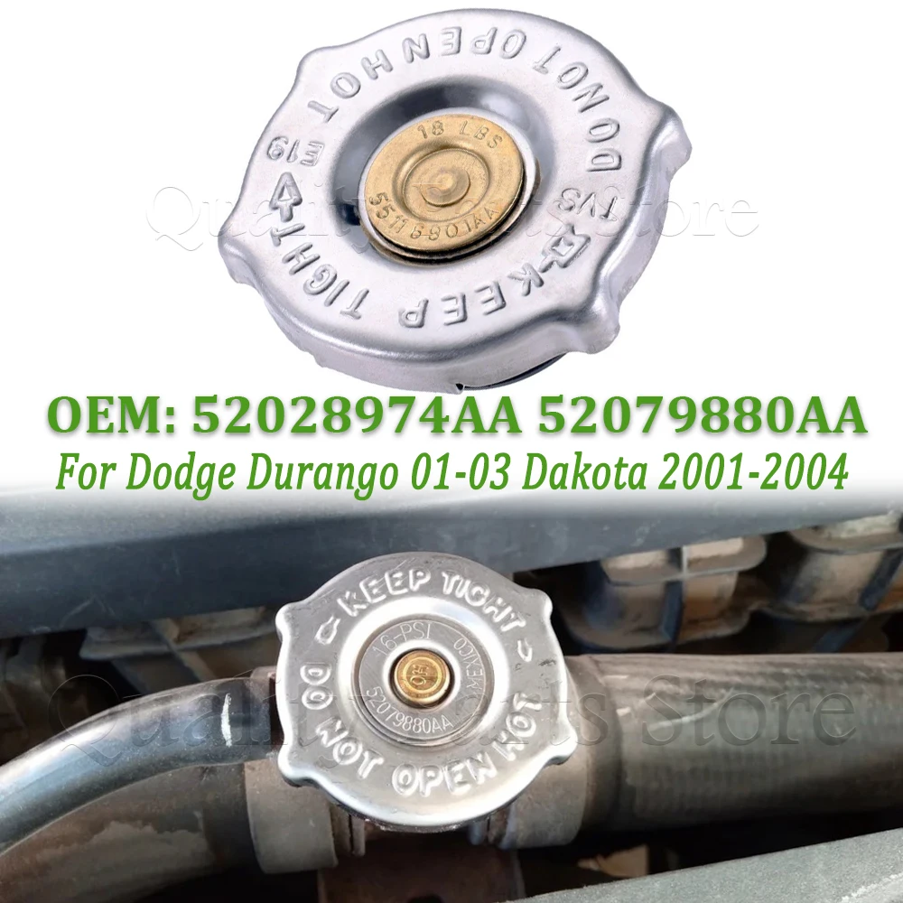 Tapa de Radiador para Autos Dodge Caliber, Avenger, Durango, Journey, Jeep Compass, Patriot, Chrysler, Nueva, 52028974AA, 52079880AA, 55116901AA