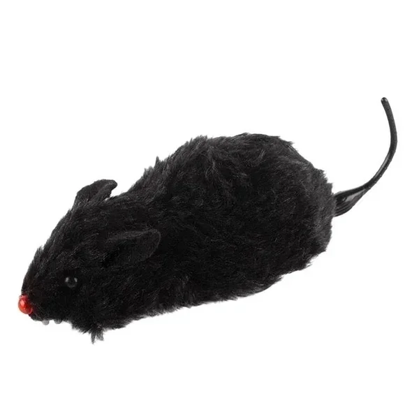 Neue 1Pc Lustige Lebensechte Plüsch Maus Laufende Ratte Spielzeug für Katzen Hunde Schwanz Maus Haustiere Kinder Zufällige Farbe – Detail 9