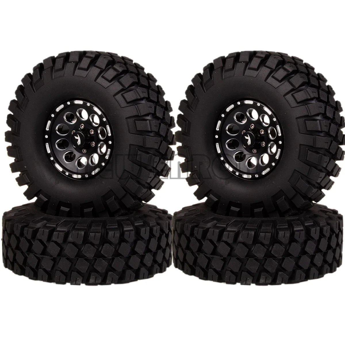 

NEW ENRON 1.9 inch Alloy Beadlock Wheel Rim & 112mm Rubber Tyre Tires for RC Rock Crawler Car RC4WD TF2 D90 D110 TRX-4 Tamiya