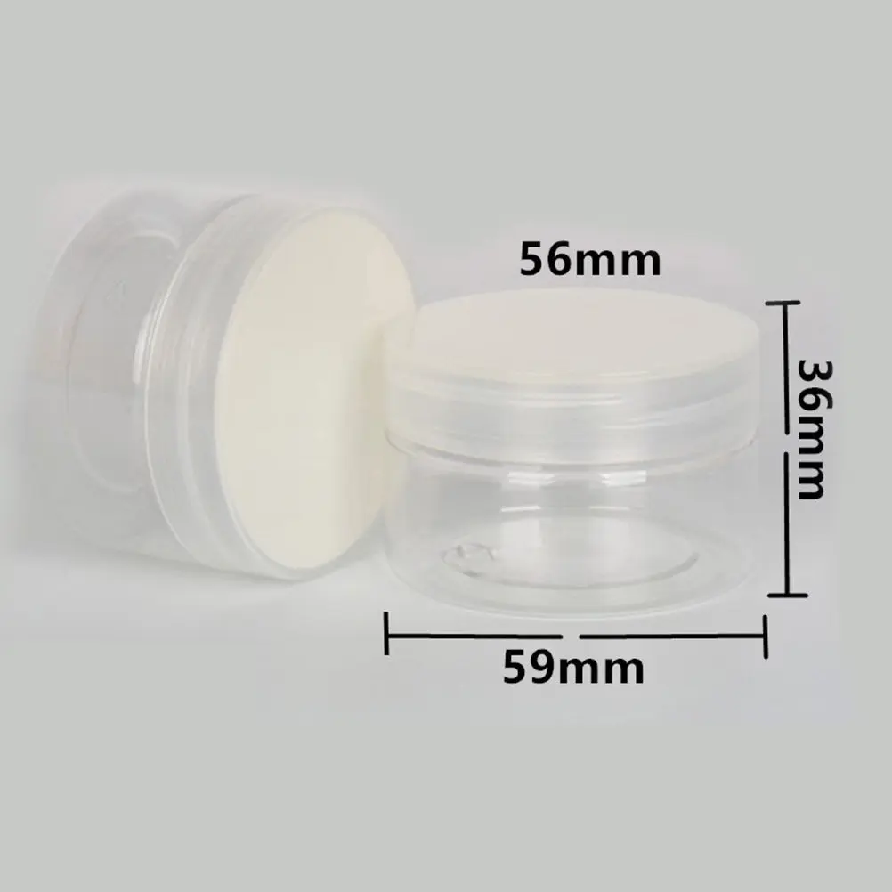 

10 шт. 100 мл герметичных контейнеров, прозрачные пластиковые банки с крышками, надежно закрывающиеся, для дозирования жидкостей, портативное хранение