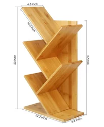 Bamboo Book stand Bookshelf Design Kids Bookshelf Tree Bookshelf Bamboo