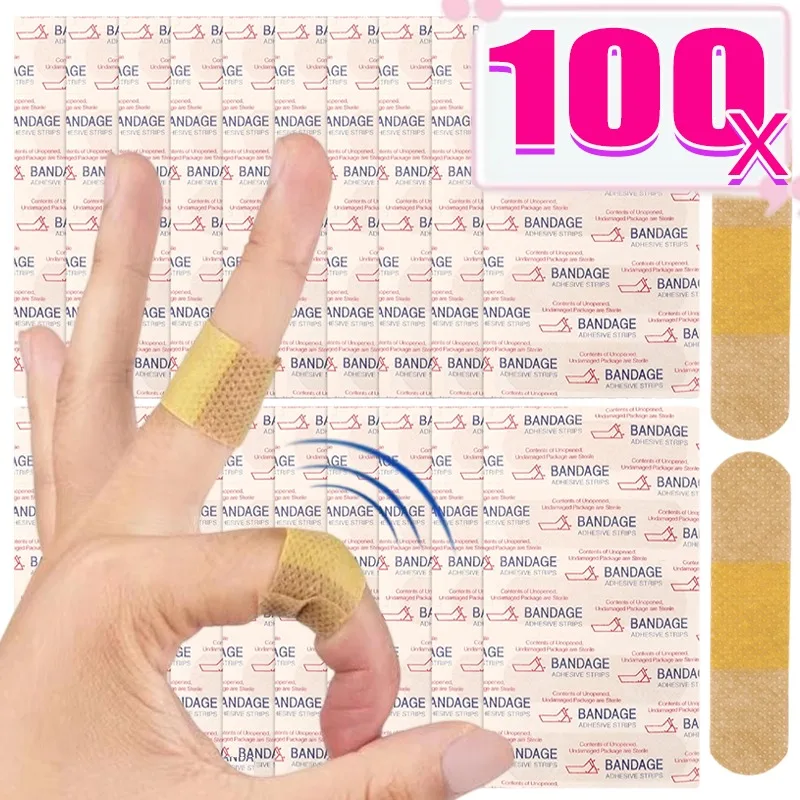 

Band-Aid Individually Wrapped Adhesive Bandages First Aid Plasters Non Woven Breathable Protection Family Travel Minor Injuries