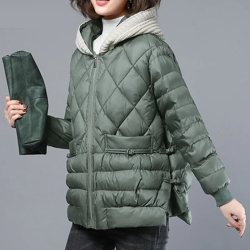 Womens Clothing Coat Winter Jacket 2024 New Hooded Warm Thicken Down Cotton Padded Jackets Female Loose Oversize Outwear