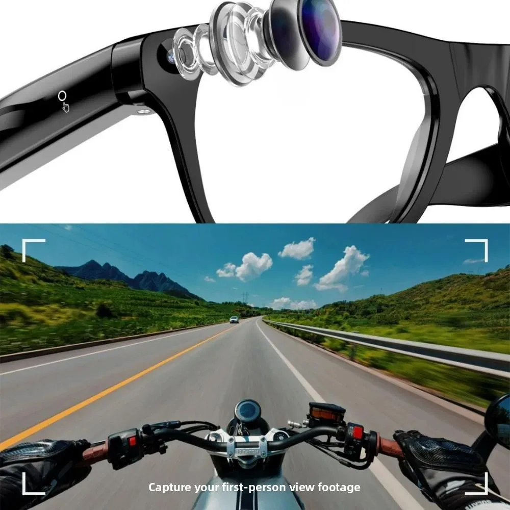 XKONEPRO800W AI Smart Glasses Camera Photo Video Calling Music Real Time Translator Tech Gifts for Men Women Travel Gadgets