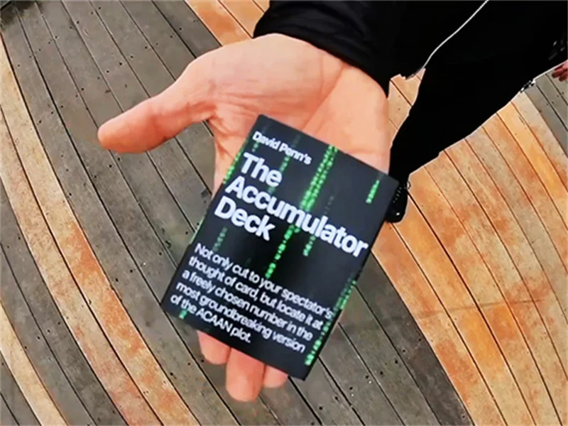 Accumulator Deck (Gimmicks and Instructions) by David Penn Magic Tricks 52-1 Deck Effect Close Up Card lllusions Mentalism Props