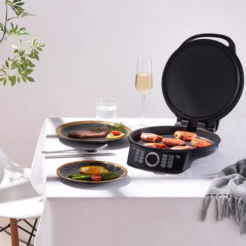Electric Baking Pan Household Intelligent Double-Sided Heating Electric Cake File New Deepening And Increasing Pancake Pizza Pan