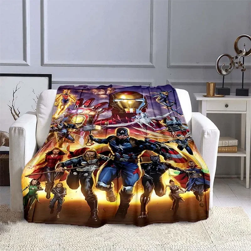 أعجوبة بطانية المنتقمون المطبوعة للأطفال والكبار ، مفروشات ناعمة ودافئة للسرير ، أريكة ، غطاء للسفر في الهواء الطلق ، 1 * * #3