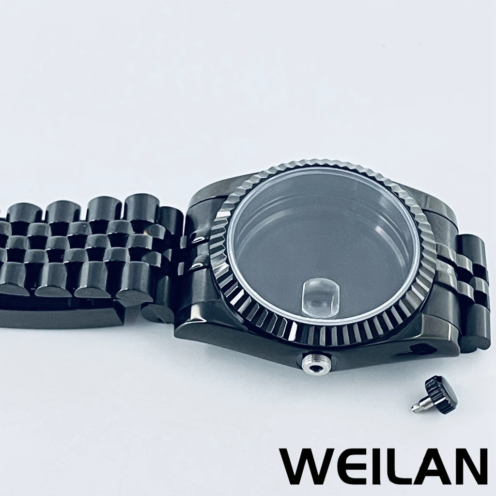 36mm 40mm Black NH34 NH35 NH36 NH38 NH39 NH70 NH72 ETA2824 PT5000 Watch Case Top Waterproof Sapphire Crysta