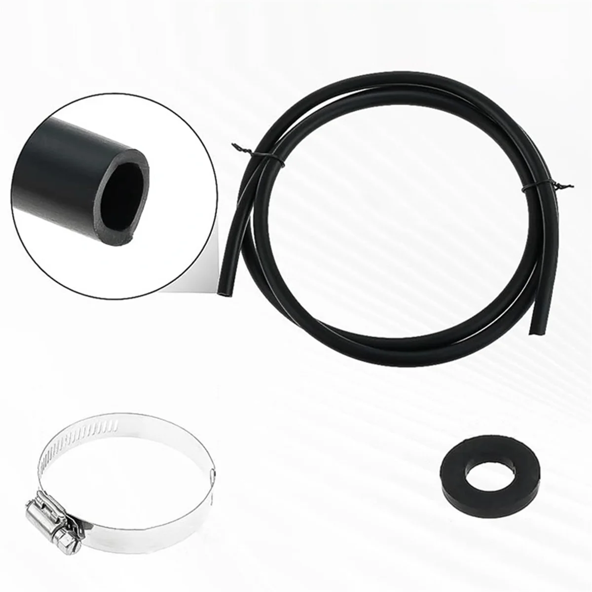 【A30I~】 Offline Feeder Connection Kit with Saddle Clamp Chlorinator Feeder Hose Tubing Part for CL200 CL220 Offline Pool Feeder