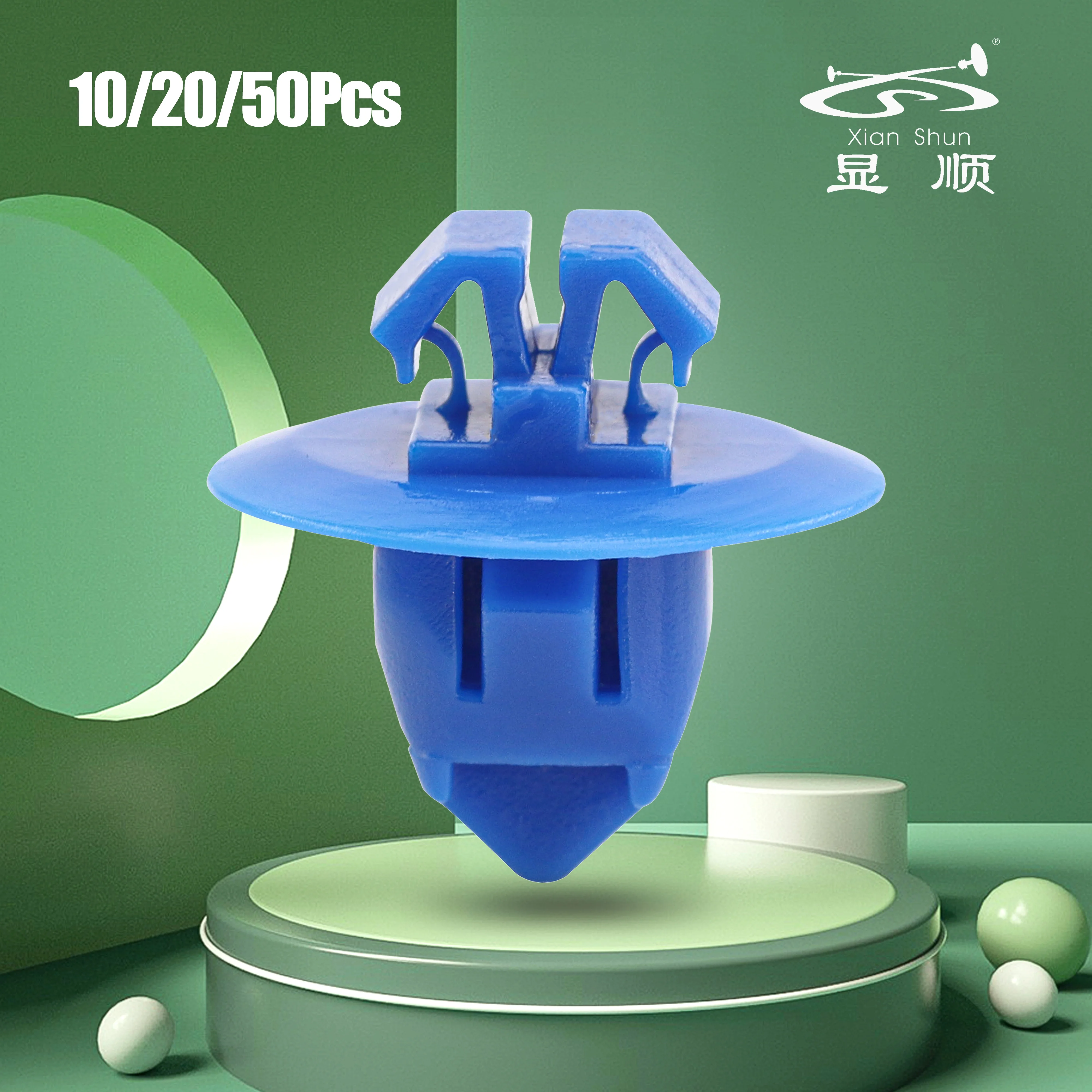 

10/20/50Pcs Blue POM Side Moulding Interior Replacement Parts Car Fastening Clips For Toyota 7549535010 7539635020