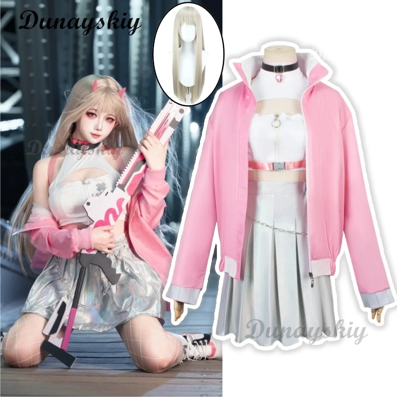 

Nikke Viper Cosplay Costume Full Set The Goddess Of Victory Viper Cosplay Costume Wigs Halloween Skirt Suit Women Outfit