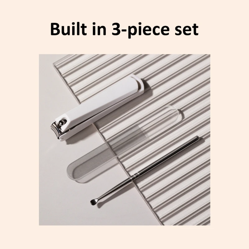 cura delle unghie T4MB Manicure, pedicure in acciaio inossidabile set toelettature professionali