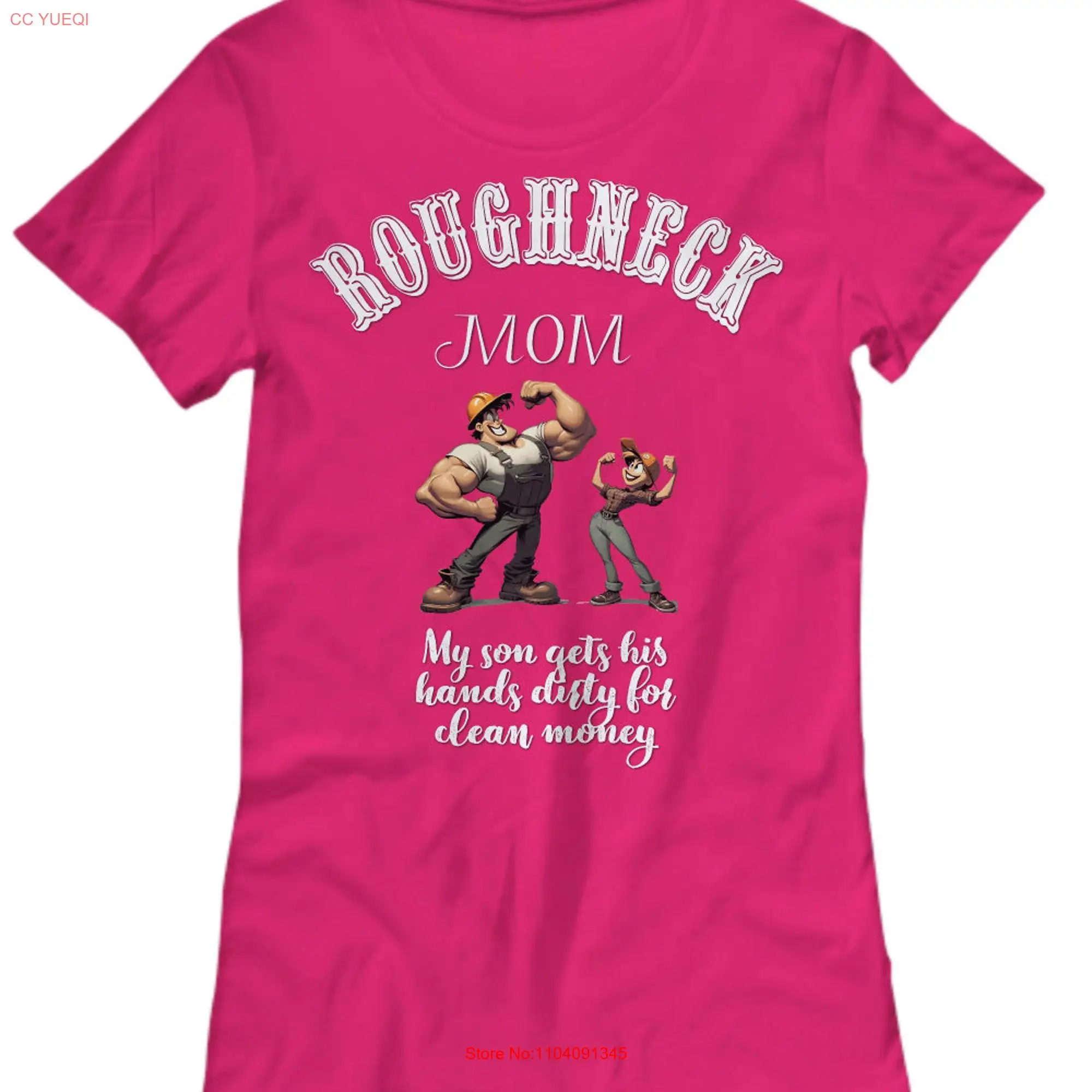 Roughneck way oilfield oil drilling rig driller hand trash merch money mother's day gift gifts for women mom women's dark