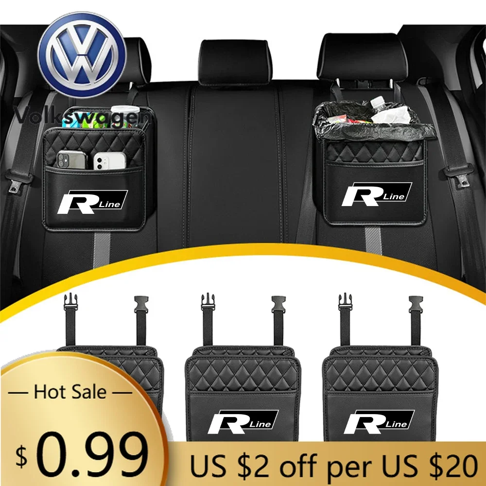 

Для VOLKSWAGEN VW: Автоаксессуары, органайзер для заднего сиденья, складной карман-ящик для хранения, сумка для перевозки в автомобиле