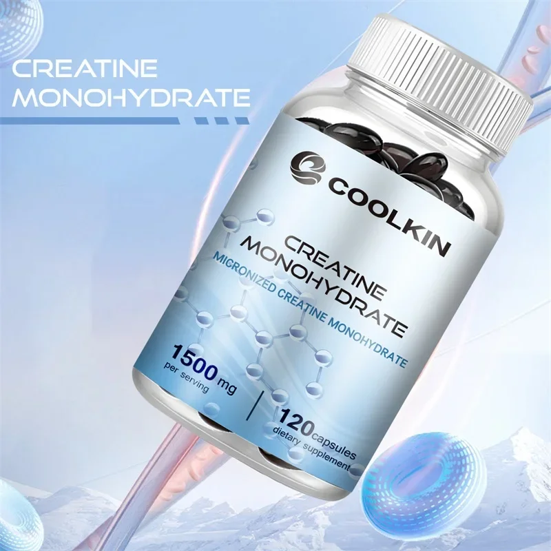 Creatine Monohydrate - Supports Muscle, Energy and Cognitive Function, Increases Lean Muscle Mass - Gluten Free