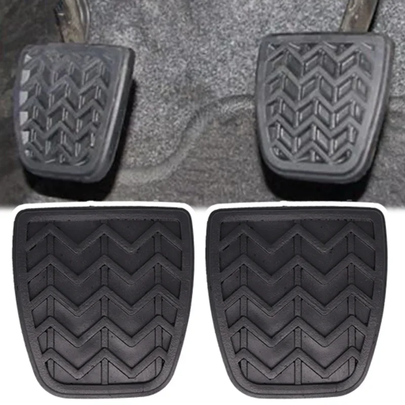 

2PC For Toyota HiAce H200 Commuter Ventury Car Rubber Brake Clutch Foot Pedal Pad Cover Replacement Parts 2005 2006 2007 - 2018