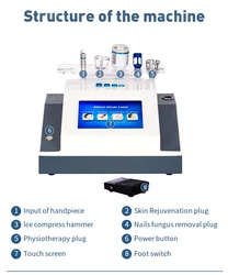 Professional 980nm Diode Laser Facial Leg Varicose Vascular Treatment Vascular RBS Spider Vein Removal Machine