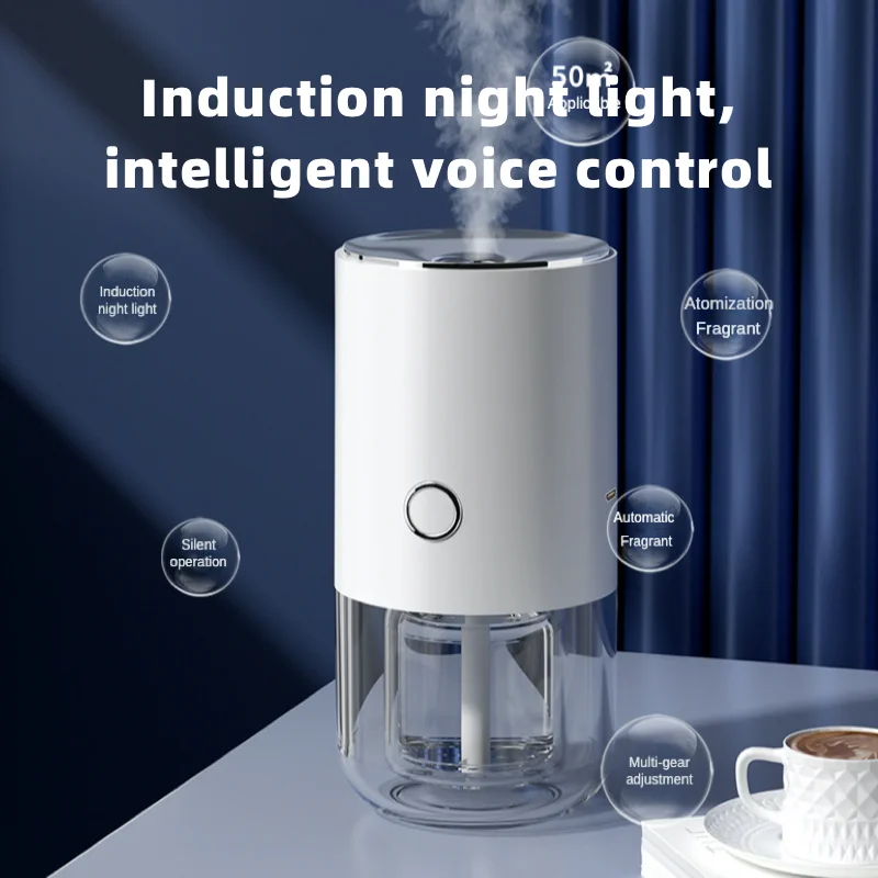 Diffuseur existent d'Arôme de Voiture, Veilleuse, Dispositif d'Huile Essentielle Rechargeable, Dépistolet ant de Toilette