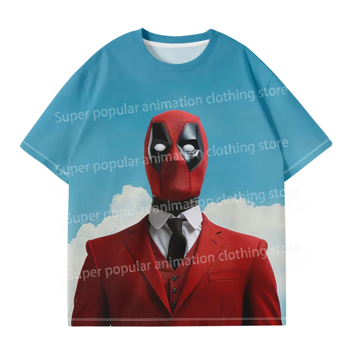 مينيسو مارفل ديدبول مقابل ولفيرين تي شيرت موضة ثلاثية الأبعاد مطبوعة تي شيرت رجالي الشارع عادية المتضخم تيز الرياضة الاطفال/الكبار بلايز