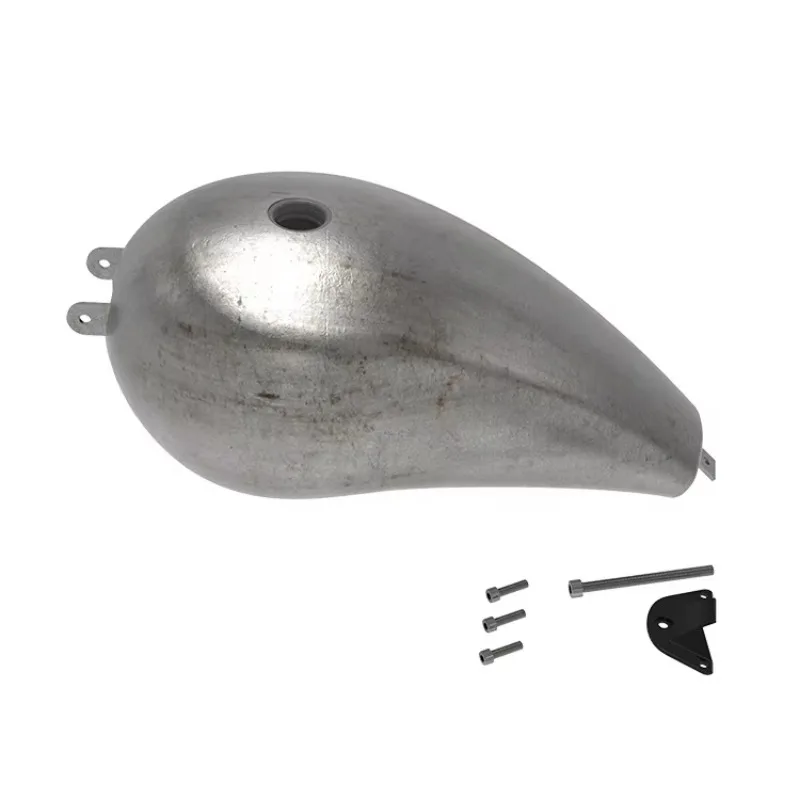 INCA Customizable Handmade Steel Unpainted Replacement Water Drop-Shaped Gas Tank Motorcycle Accessory