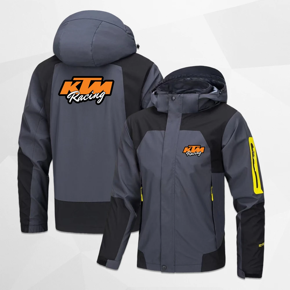 KTM Classic Motorcycle and Bicycle Riding Jacket, High Quality Fashion Leisure Outdoor Mountaineering Waterproof Clothing