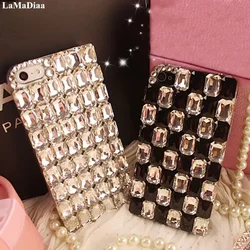 Luxury Glitter Bling Rhinestones Diamond Soft Phone Case for Samsung, S10, S20, S21, S22, S23, S24 Ultra Plus, Note 8, 9, 10, 20