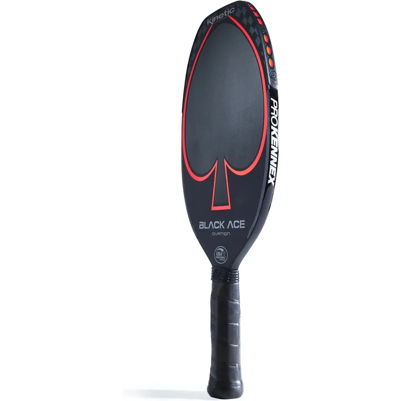 Black Ace Ovation - Pickleball Paddle with Toray 700 Carbon Fiber Face - Comfort Pro Grip - USAPA Approved