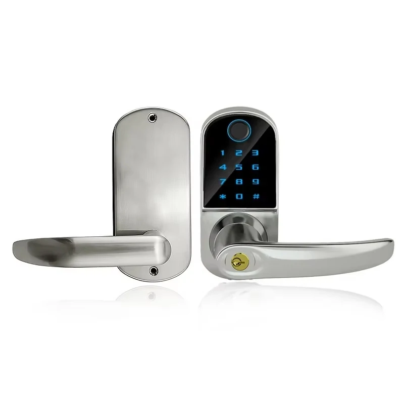 

Electronic Smart Door WiFi for for Tuya App Fingerprint Unlock Wooden Doors-Home Access Control Via Password IC Card