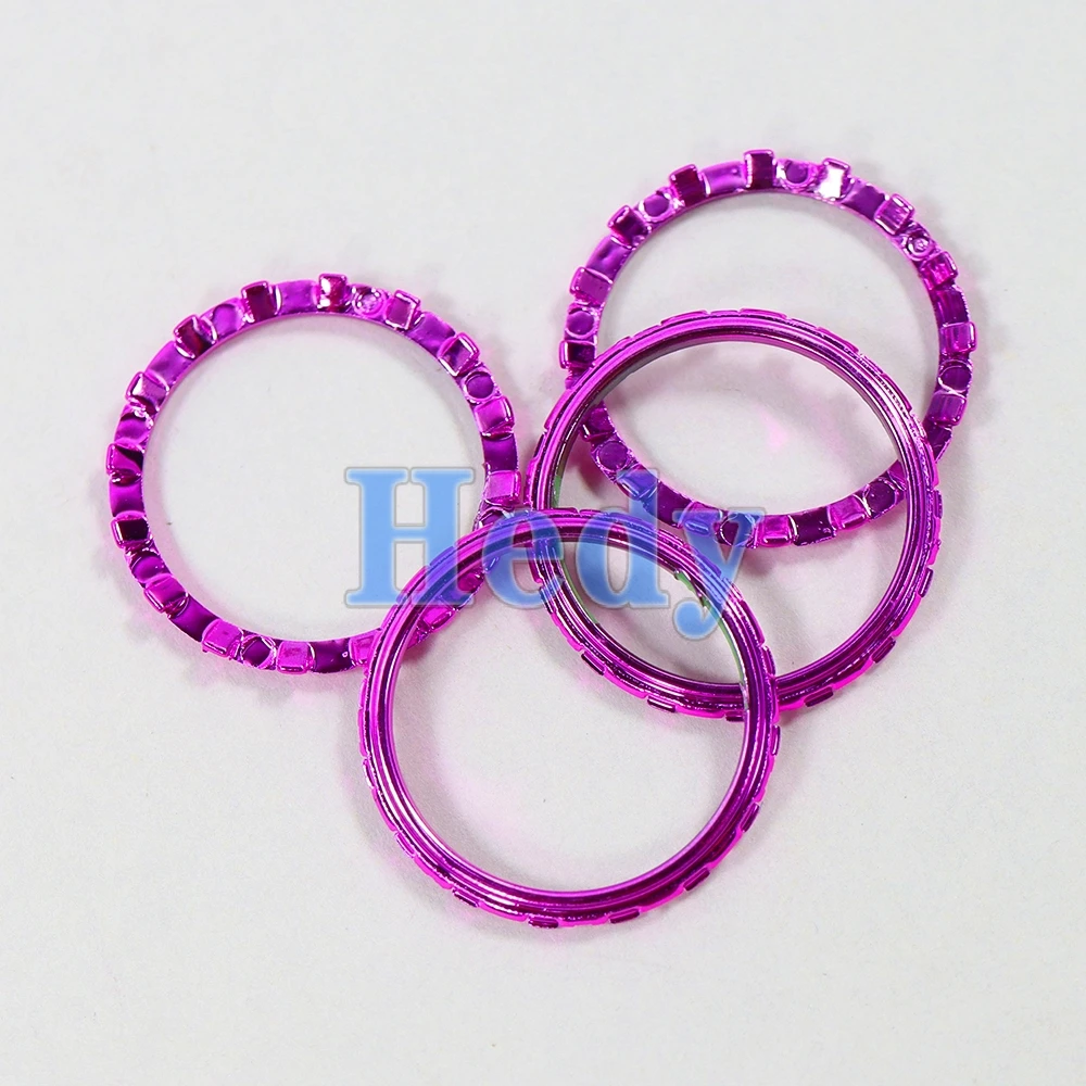 크롬 도금 교체 악센트 링, PS5 핸들 컨트롤러, 로커 링 액세서리, 2 개