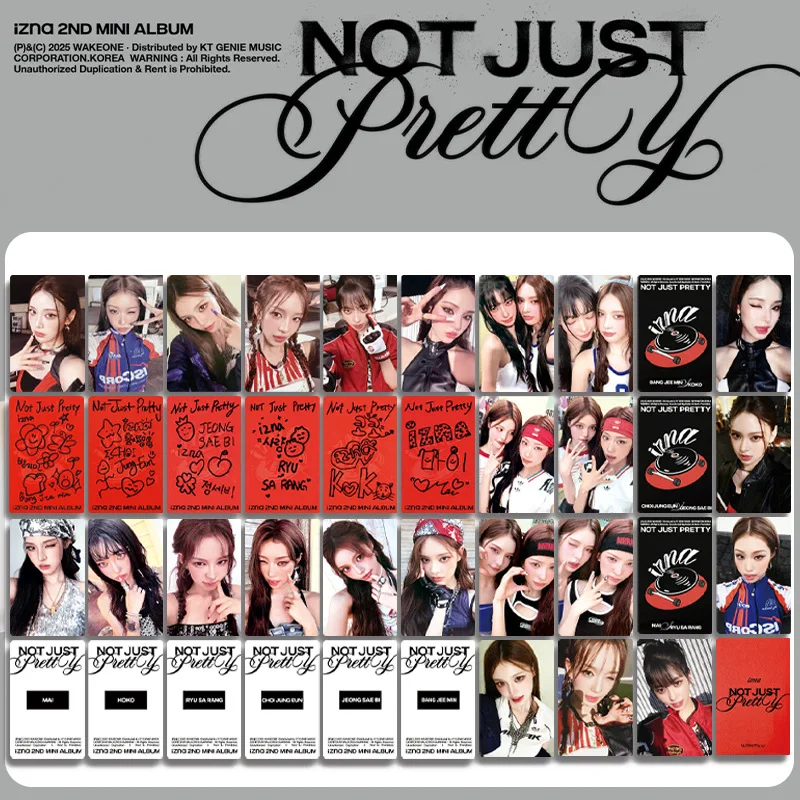 6Pcs/Set Idol IZNA New Series Lomo Cards Postcards Special Bonus Card MAI JEEMIN JIYOON KOKO SARANG JUNGEUN Fans Gift Collection view 4