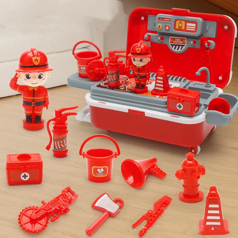 Simulations-Werkzeugset-Set, Rollenspiel-Rucksack-Box-Spielzeug für Kinder, STEM-Lernen, pädagogisches Rollenspiel-Set für Kinder im Alter von 3–8 Jahren