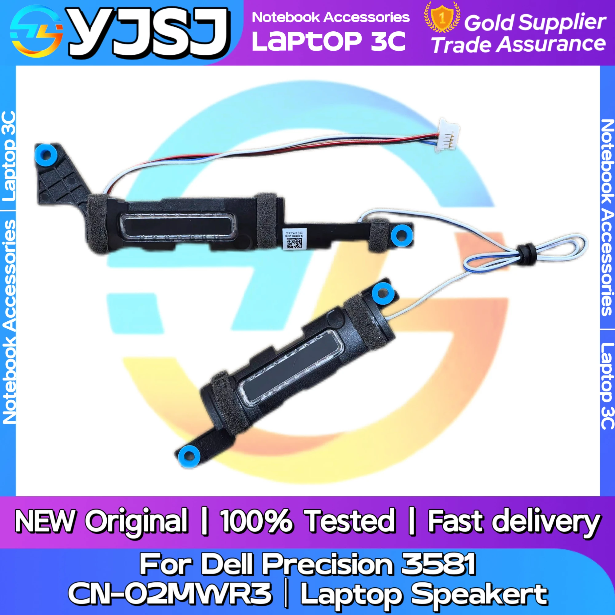 New Original Laptop Notebook Audio Speaker For Dell Precision 3581 built-in speaker horn audio CN-02MWR3